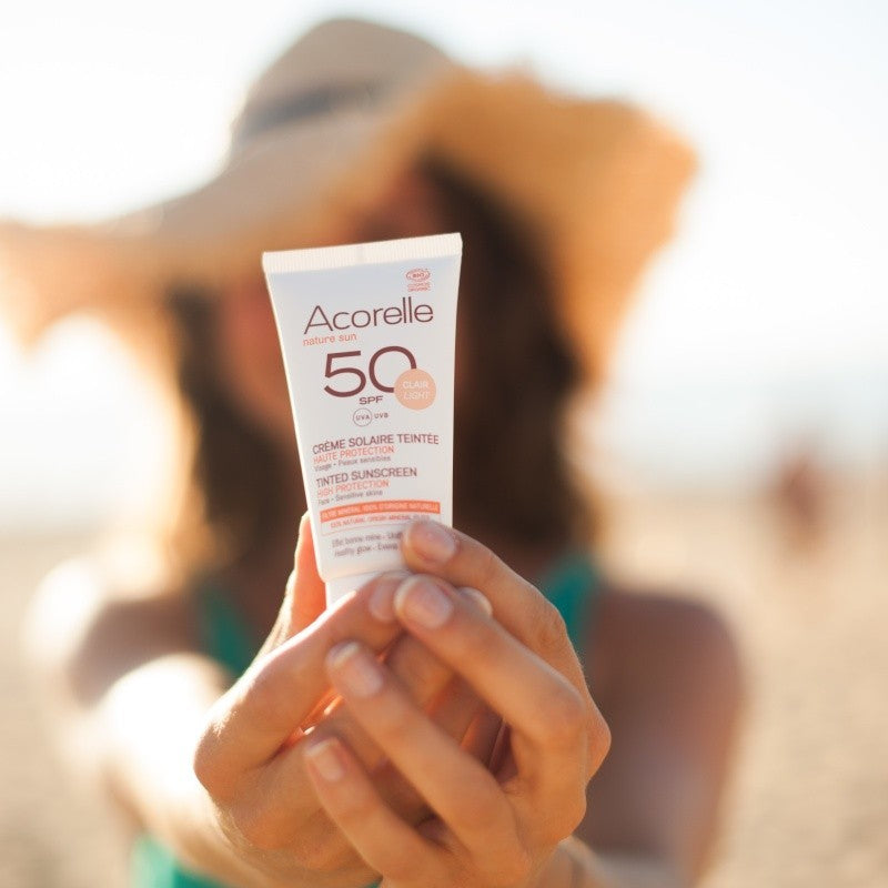 Acorelle Crema Solare Colorata Chiara SPF50