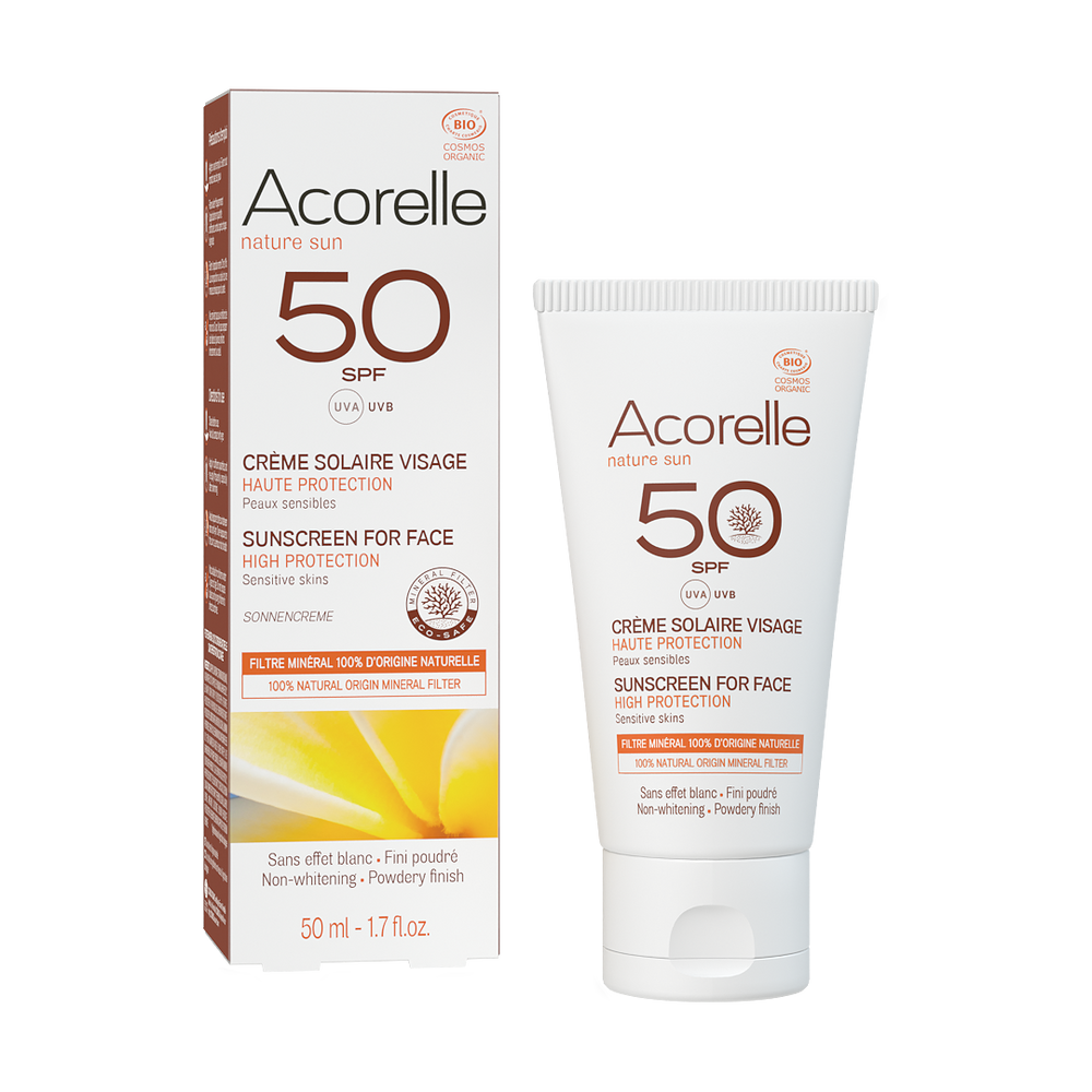 Acorelle Cr Sol Viso Bio Spf50 Uva/Uvb 50Ml