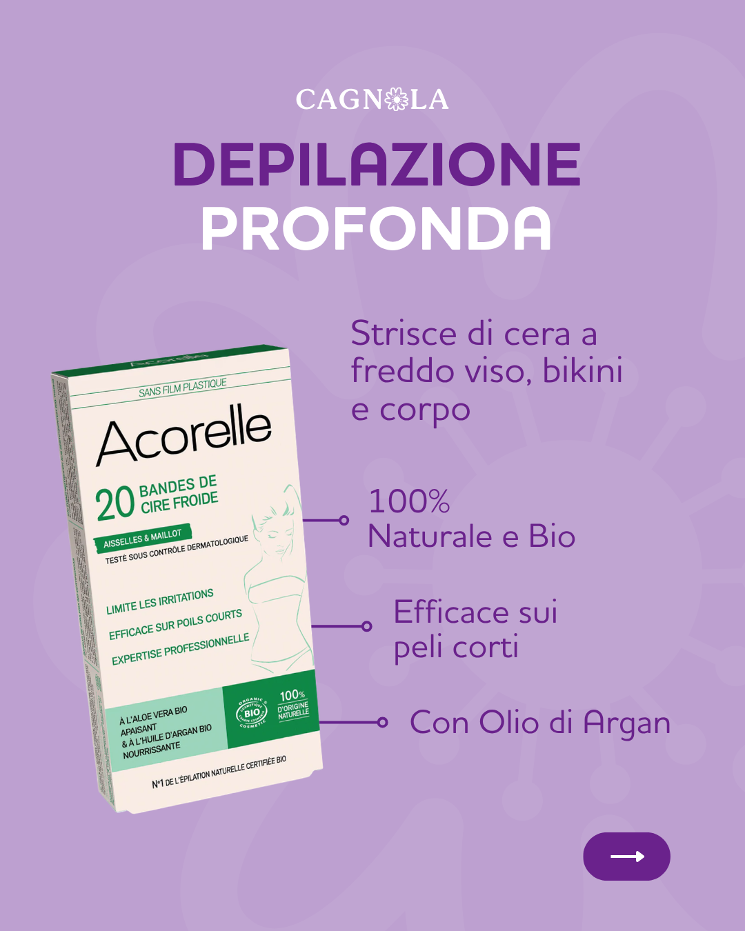Kit Boost Anti ricrescita peli - Acorelle