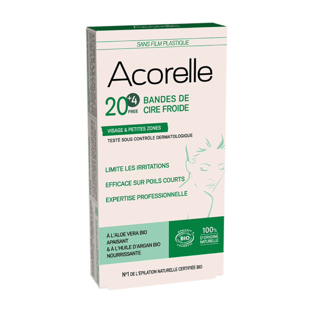 Acorelle  strisce cera a freddo viso