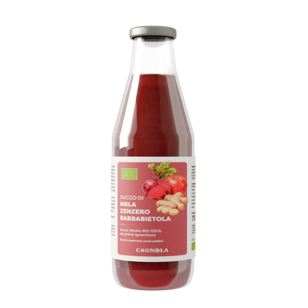 Succo di Mela, Zenzero e Barbabietola Bio