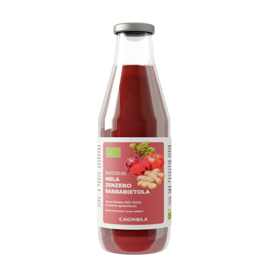 Succo di Mela, Zenzero e Barbabietola Bio