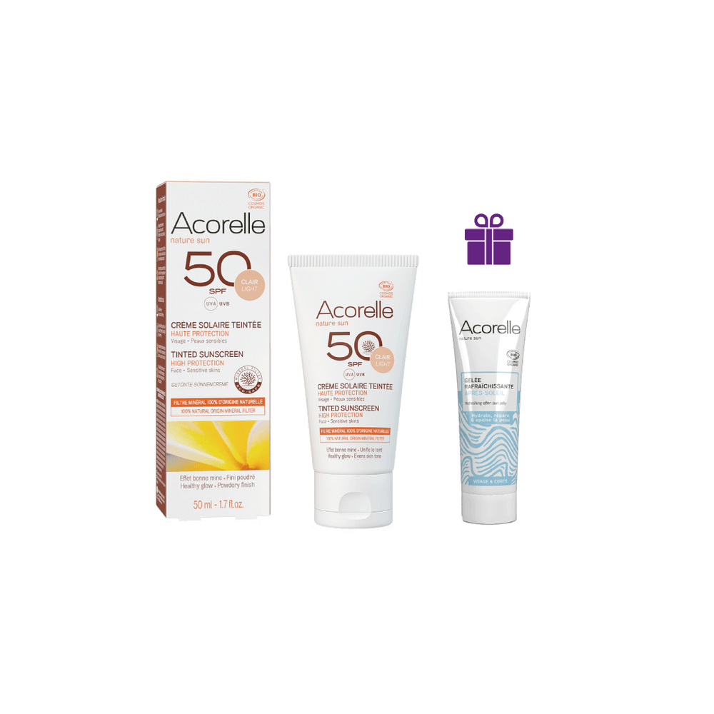Acorelle Crema Solare Colorata Chiara SPF50