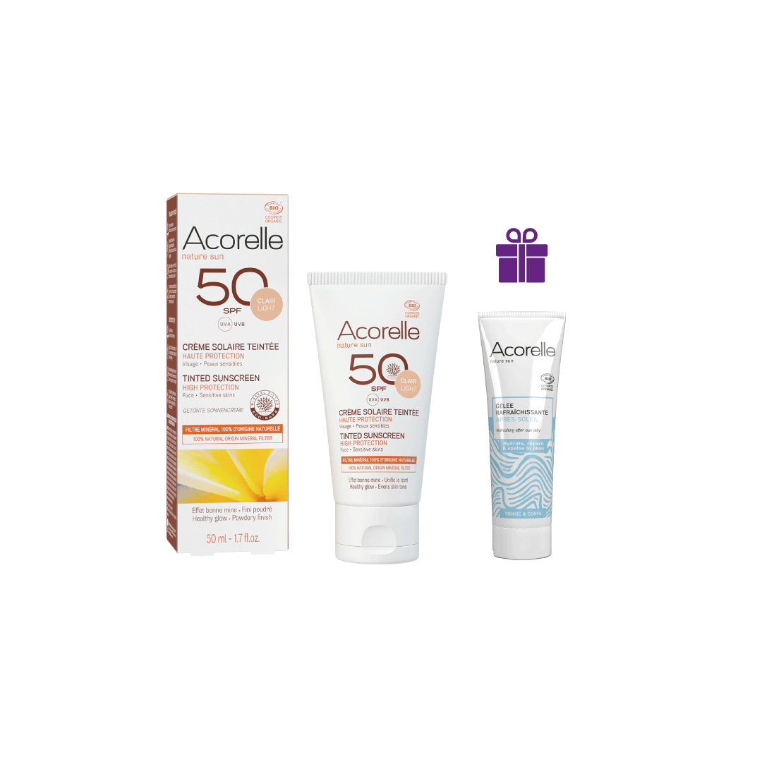 Acorelle Crema Solare Colorata Chiara SPF50