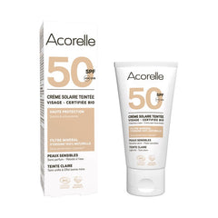 Acorelle Crema Solare Viso Colorata SPF50