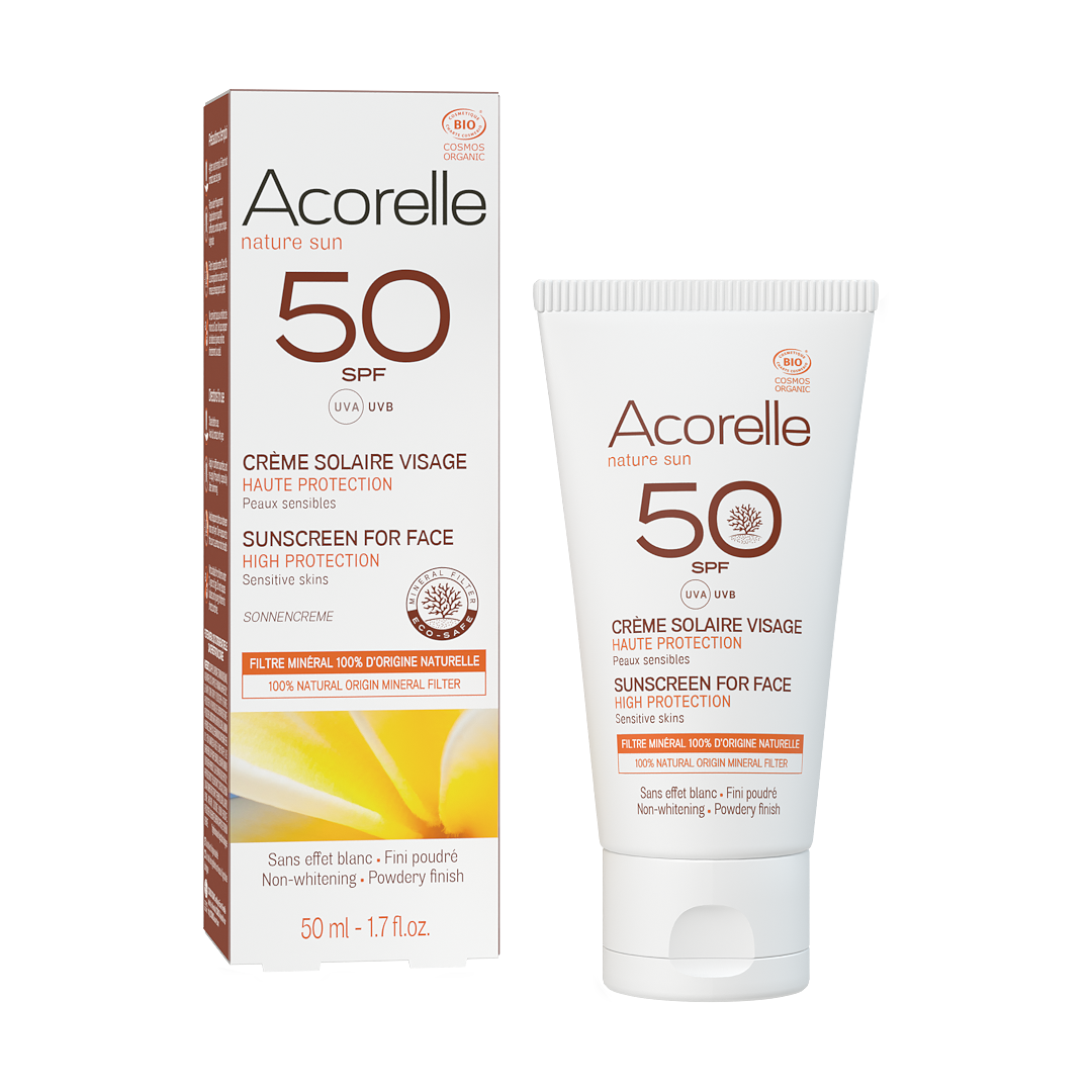 Acorelle Cr Sol Viso Bio Spf50 Uva/Uvb 50Ml