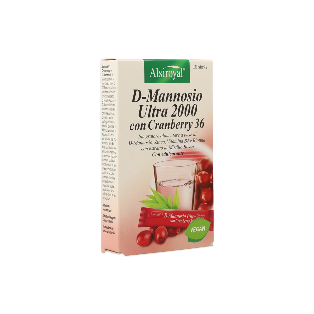 d-mannosio ultra 2000 cranberry 10stick