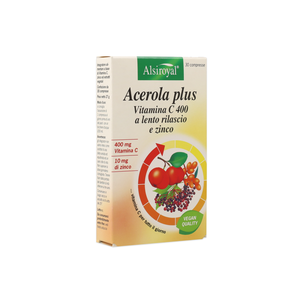 acerola 400 plus vit. c 30cpr lento rilascio