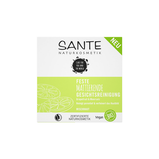 Sapone solido viso opacizzante con Pompelmo e Sale Marino Bio