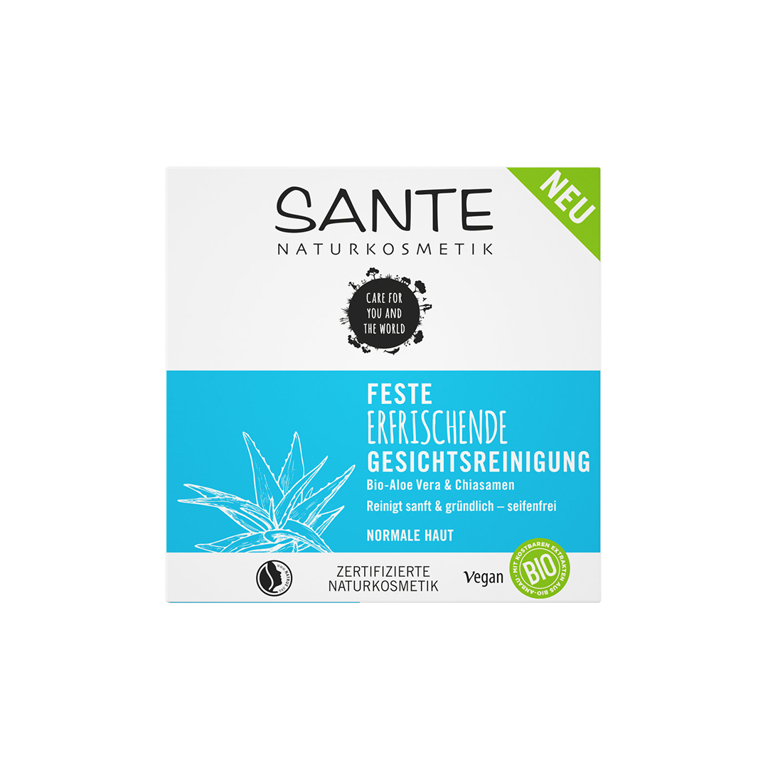 SAPONE SOLIDO VISO RINFRESCANTE ALOE VERA E SEMI DI CHIA 60GR (I6-40341)