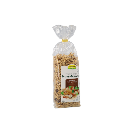 Museli colazione croccante noci e mandorle