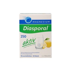 4260124360282_MAGNESIUM DIASPORAL 250AKTIV 20CPR EFFERV_2
