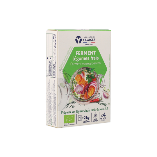 Fermenti per 
verdure fresche
lattofermentate BIO
